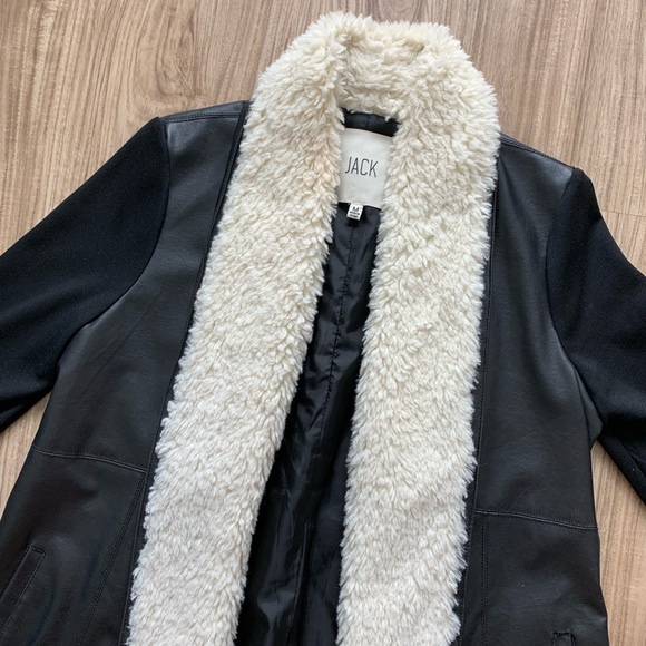 JACK by BB Dakota. Faux leather Jacket Sz. M - Picture 2 of 3